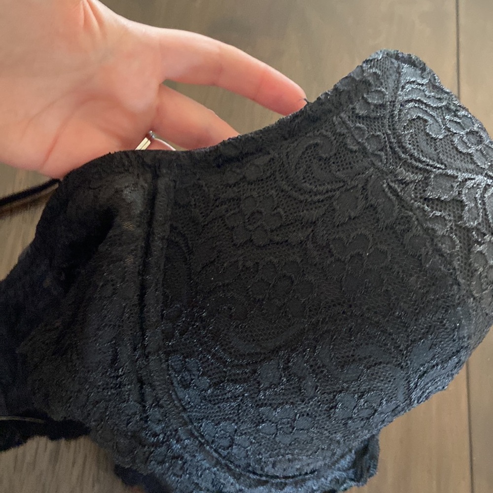 Smart and Sexy 42C black lace bra style SA965 like new - Picture 4 of 10